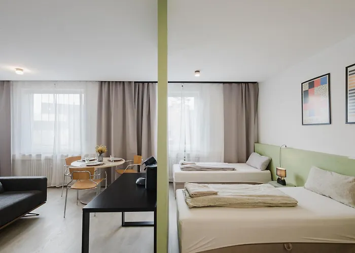 Проживание в семье Primestay Appartementhaus - Fuer Lang Und Kurzzeitaufenthalte Нюрнберг